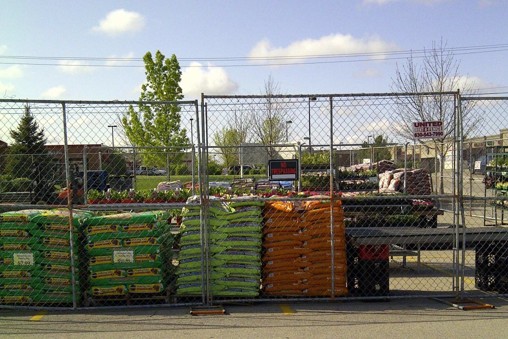 Garden Center Panel Fence