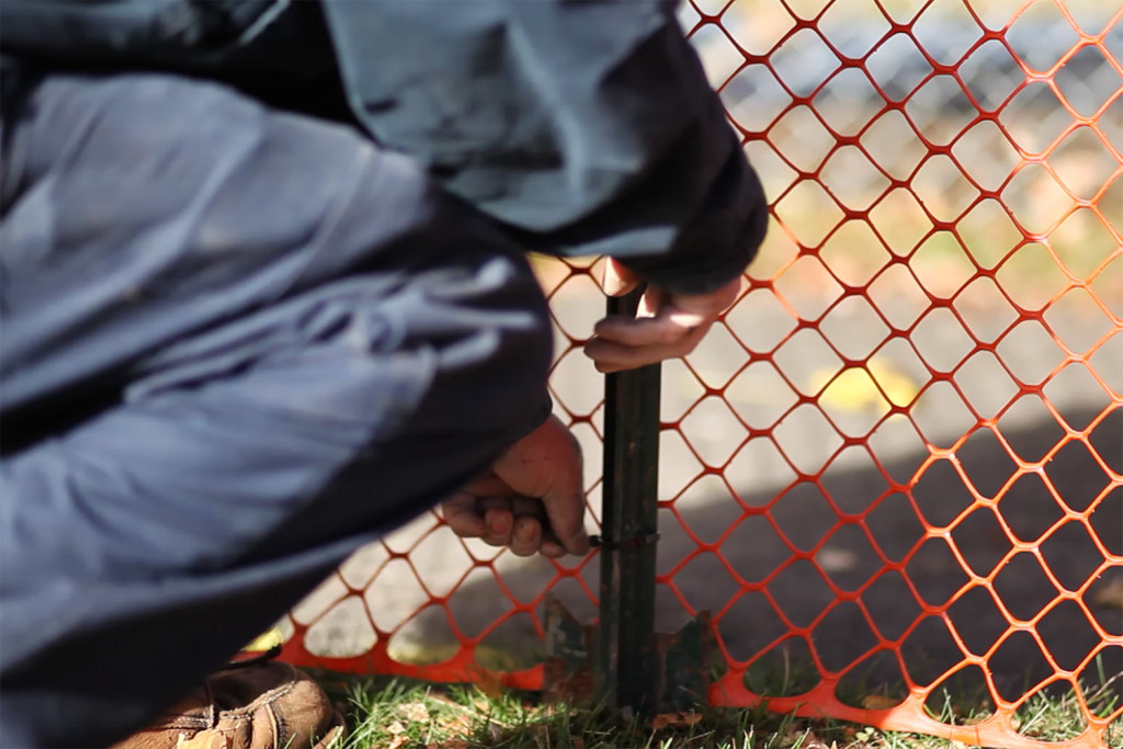 Orange Snow Fence