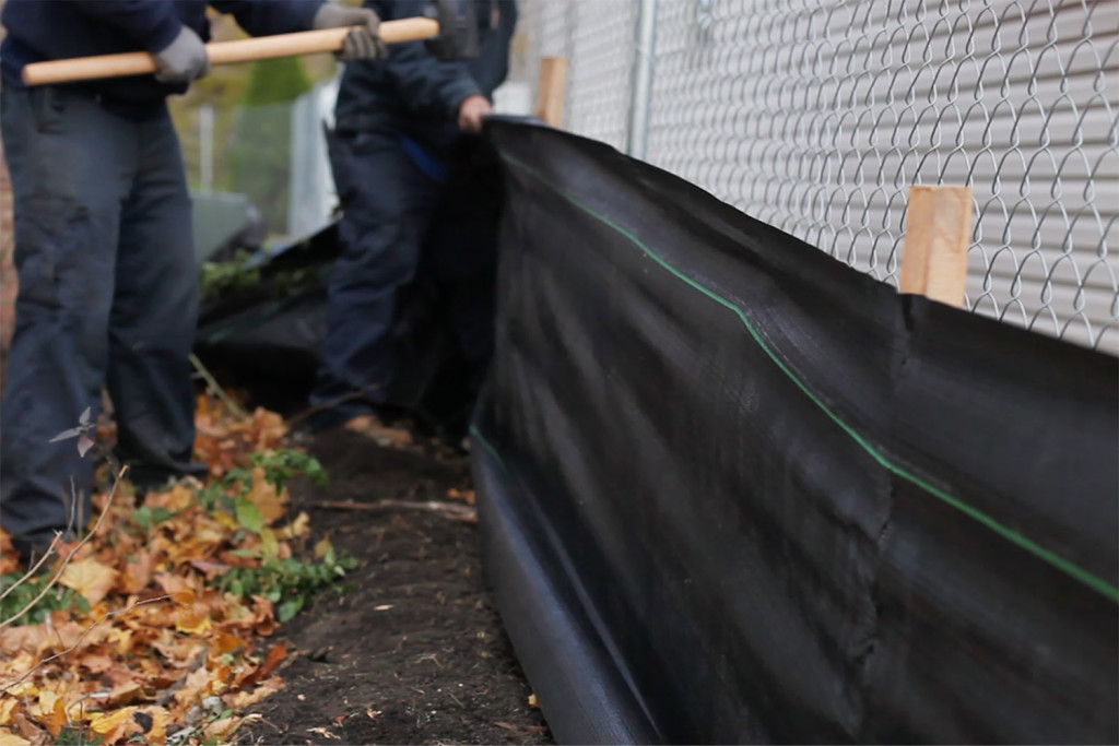 Silt Fence Installation