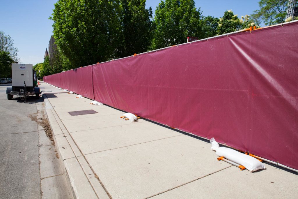 Privacy Screen on Panel Fence in Chicago, iL