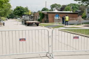 Race barricades for rent in Roselle, IL