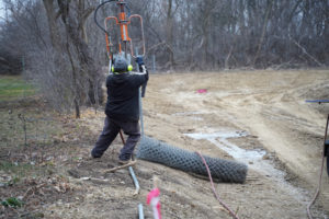 Winter Construction Fence Rental