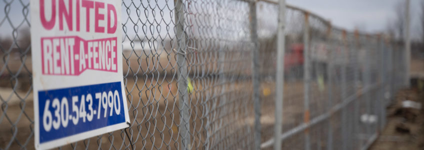 Construction Fence for Safety and Security