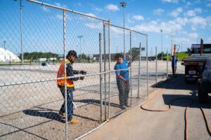Construction fence rentals in Chicago, il
