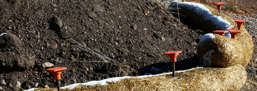 Sediment Control Logs in Chicago Construction Sites