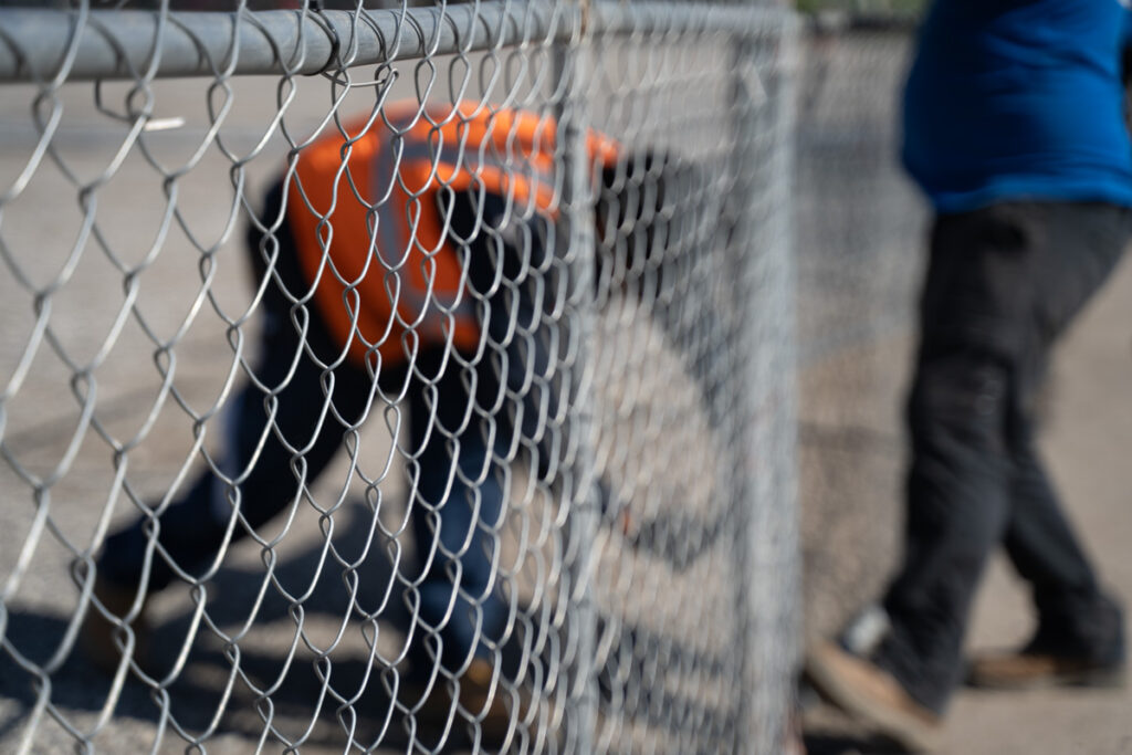 Panel Fence for Construction