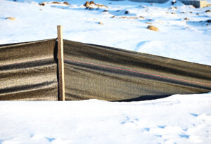 Silt fence installation in Chicagoland