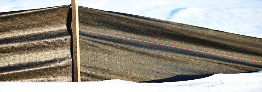 Silt fence installation in Chicagoland